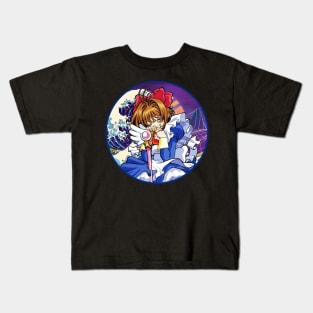 Classic Sakura Girl Japanese Manga Kids T-Shirt